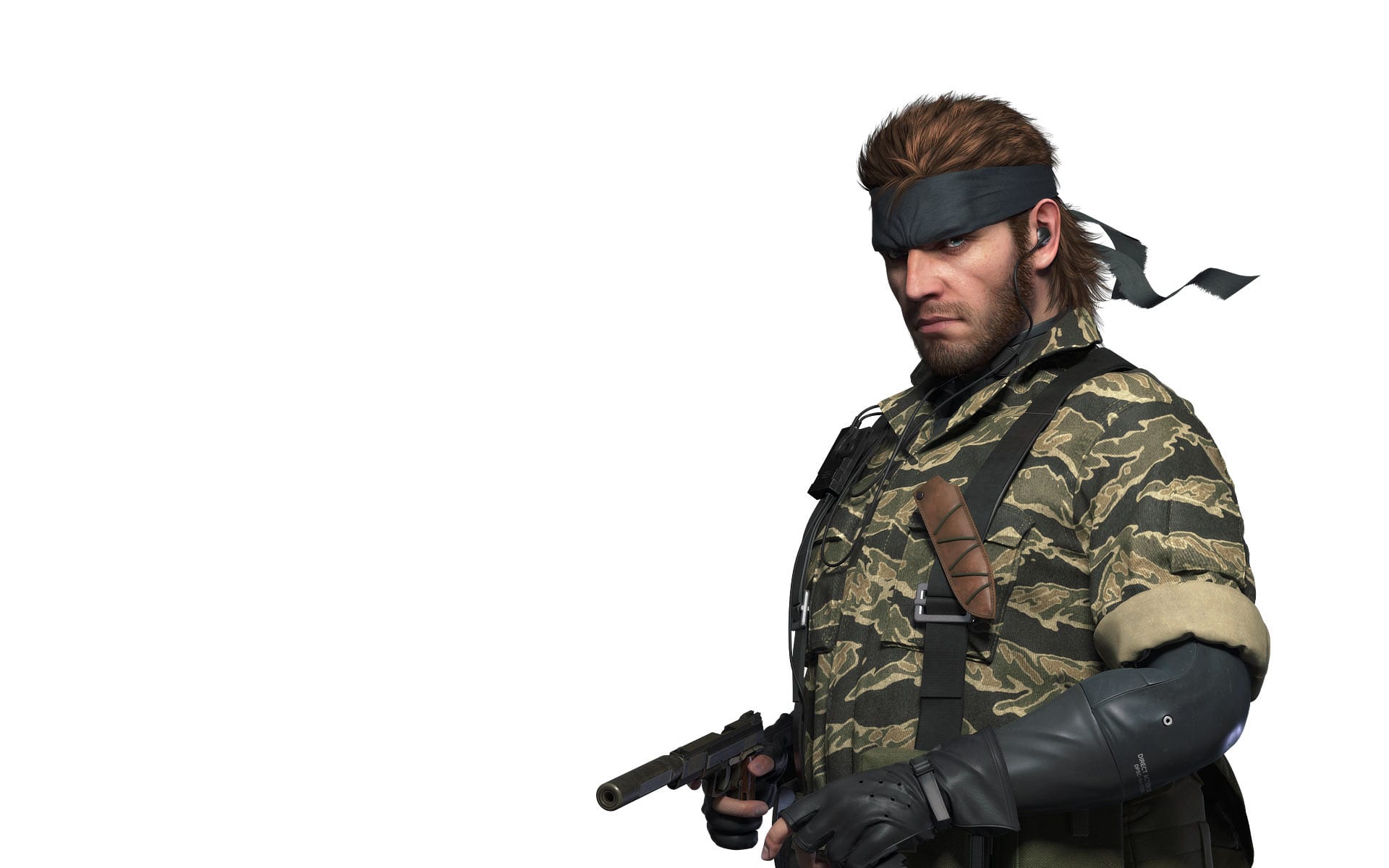 En bild på huvudkaraktären i Metal Gear Solid, Snake