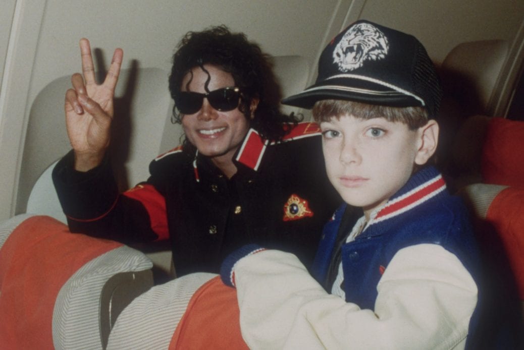 Michael Jackson och James Safechuck i "Leaving Neverland".