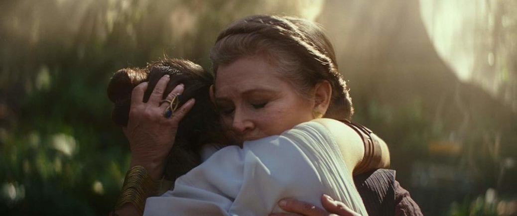 Carrie Fisher som Leia.