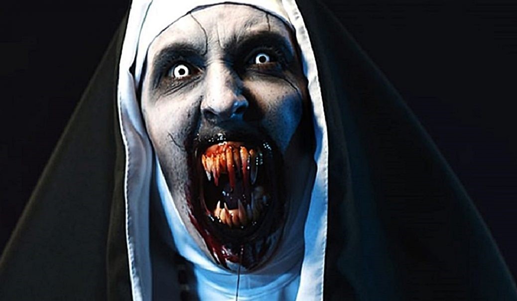 En bild på den läskiga nunnan i The Nun