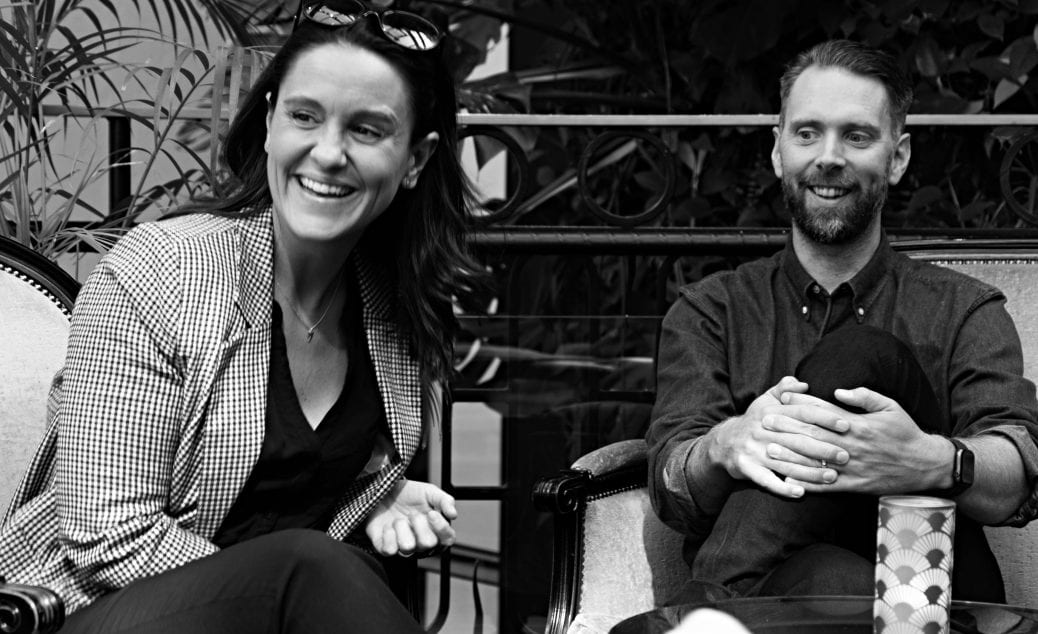 Sandra Harms och Jesper Ganslandt