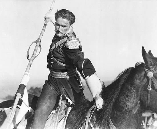 Errol Flynn på häst.