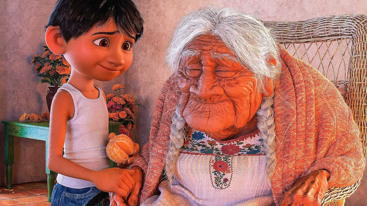 Miguel och Coco i Coco.
