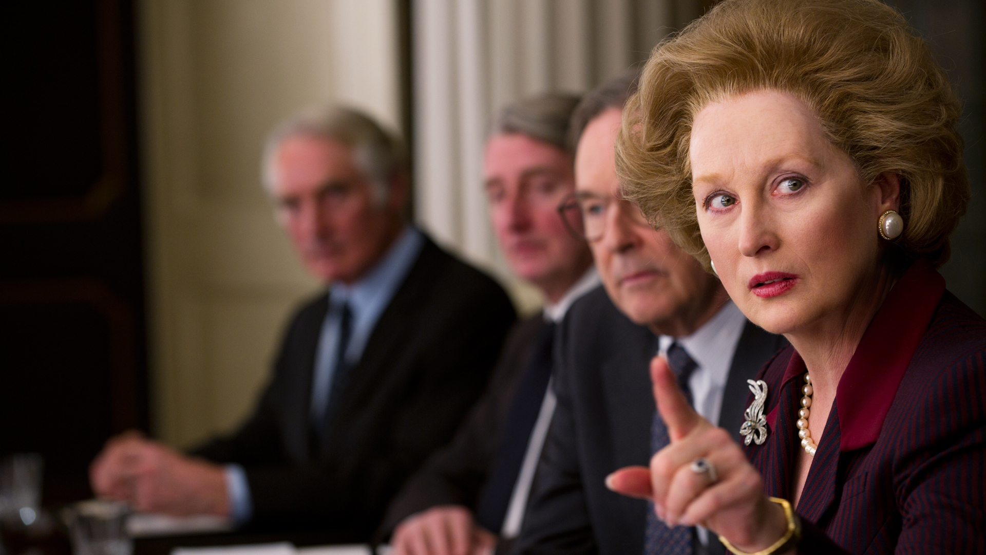 Meryl Streep som Margaret Thatcher i Järnladyn. Foto: 20th Century Fox.