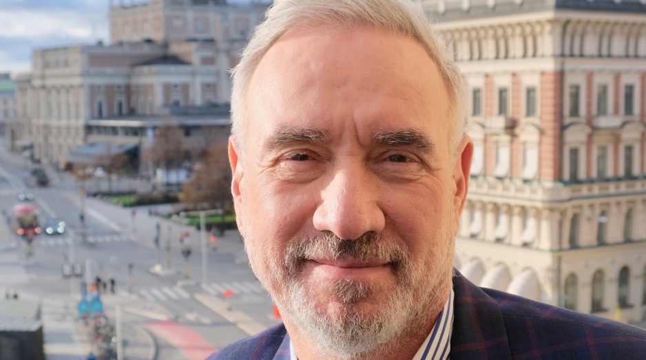 Roland Emmerich på Grand Hotel i Stockholm.
