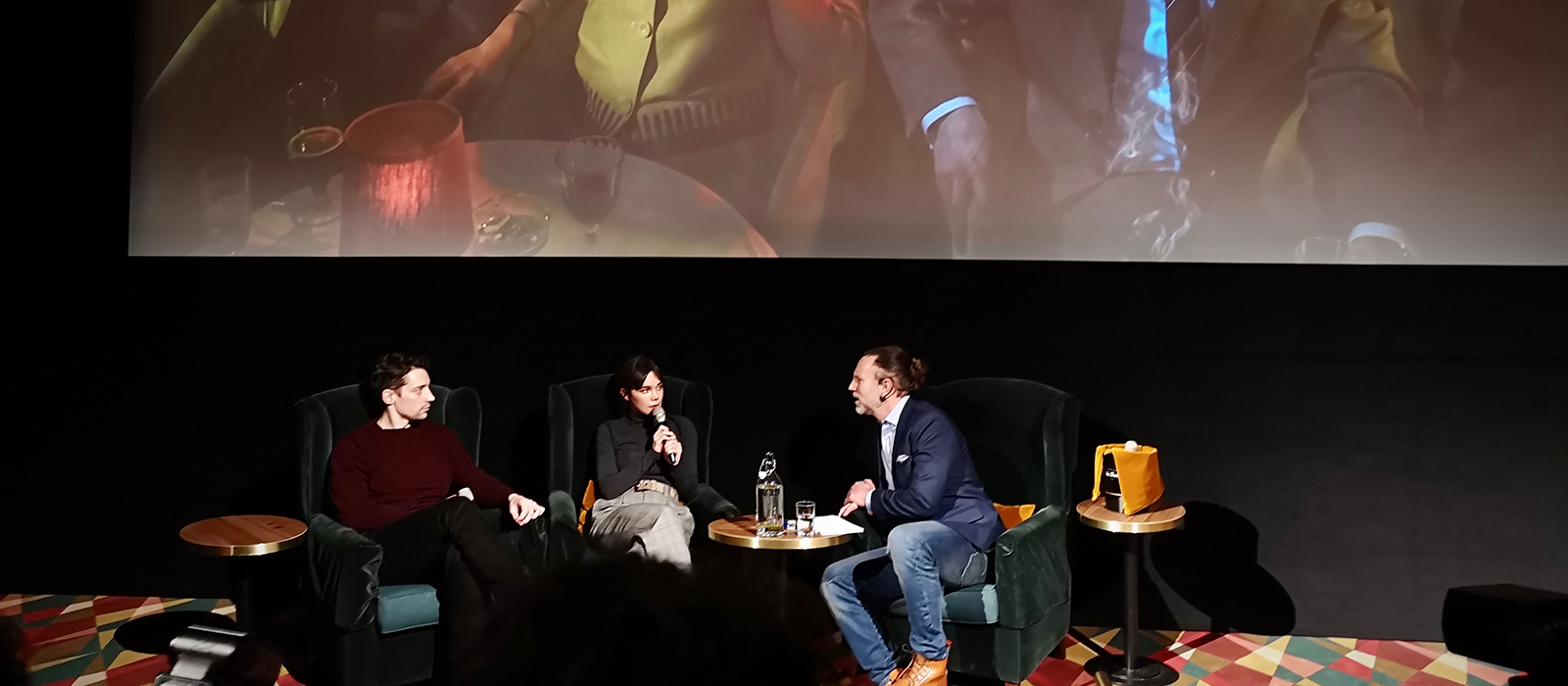peter jihde med adam lundborg och hedda stiernstedt