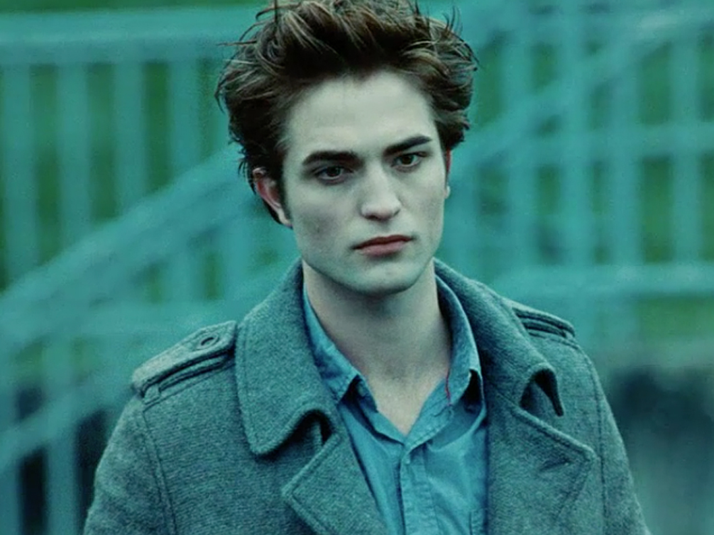 Robert Pattinson som Edward Cullen i "Twilight" (2008).