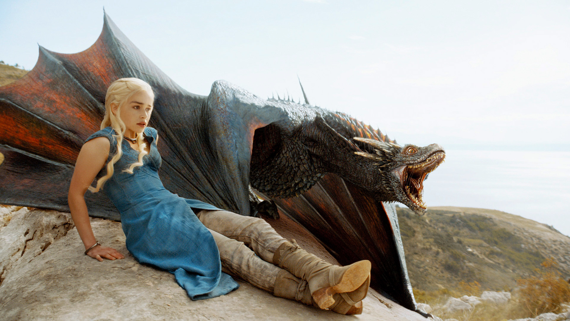 Daenerys Targaryen i Game of Thrones serien.