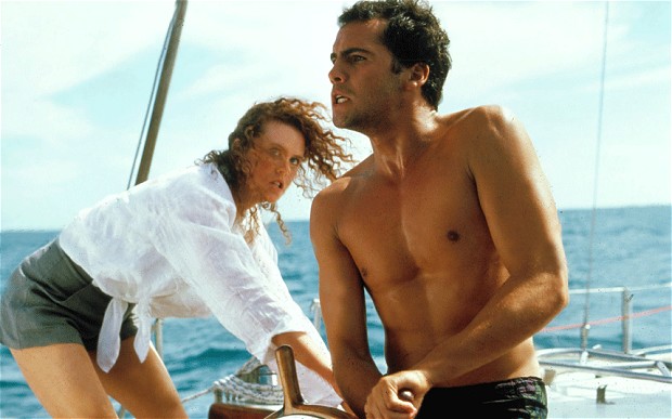 Nicole Kidman och Billy Zane i Lugnt vatten.