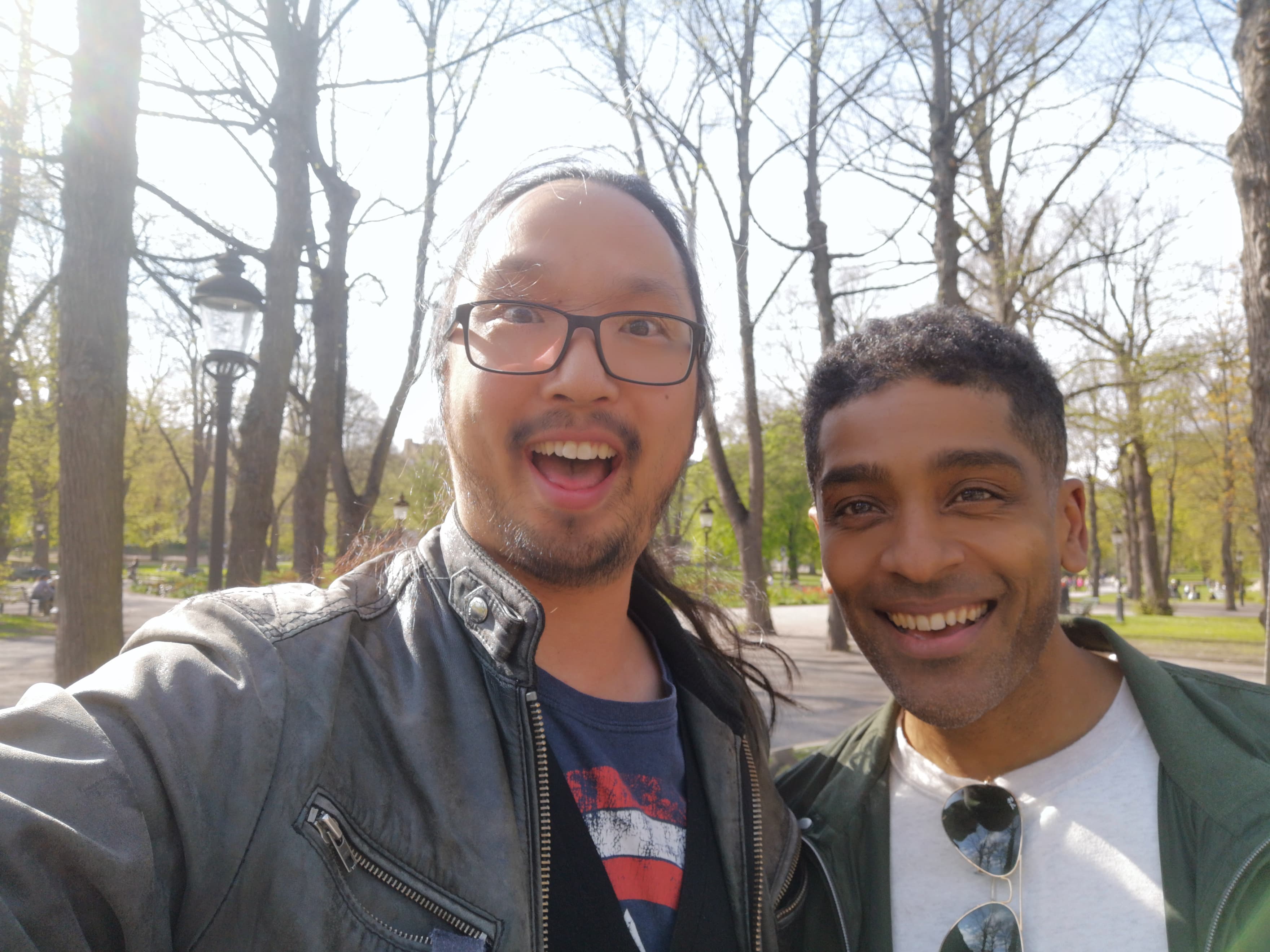 Gunnar Hamberg och Alexander Karim.