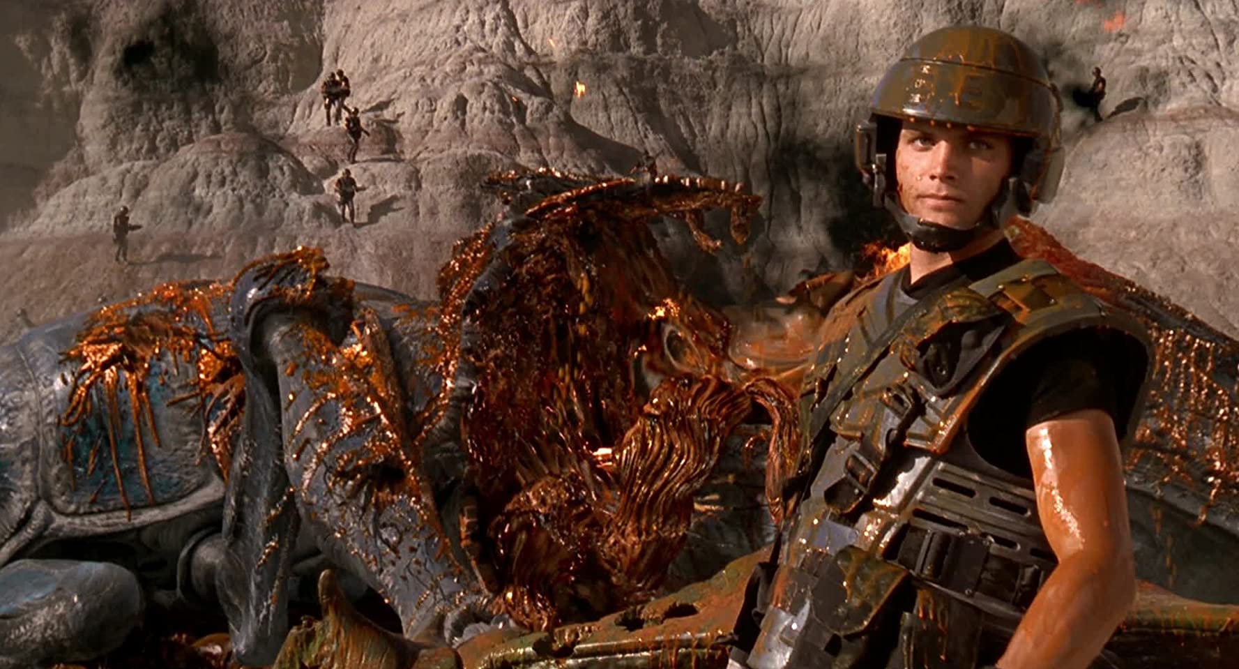Starship Troopers sprängd insekt