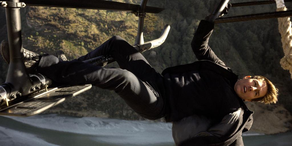 Tom Cruise på Helikopter.