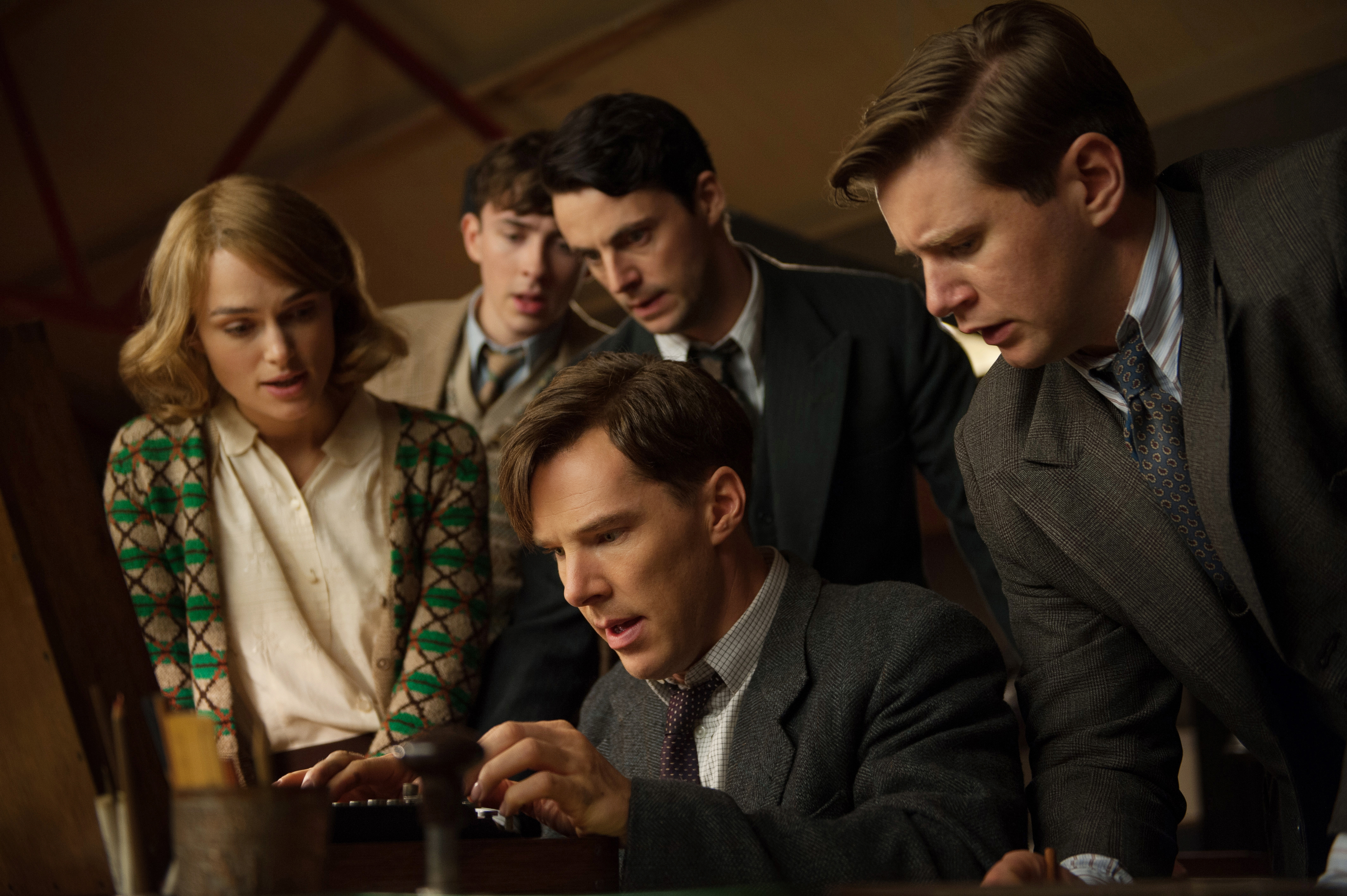 Benedict Cumberbatch som Alan Turing.