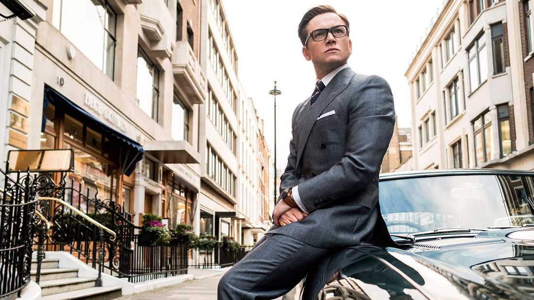 Taron Egerton i Kingsman: The Secret Service.