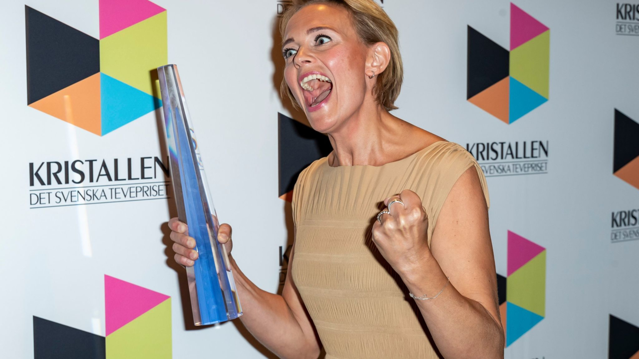 Josephine Bornebusch på Kristallengalan.