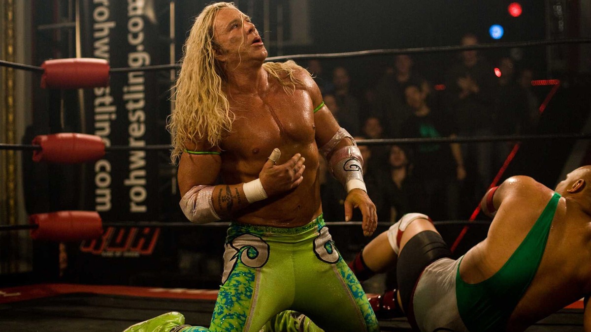 Mickey Rourke i "The Wrestler".
