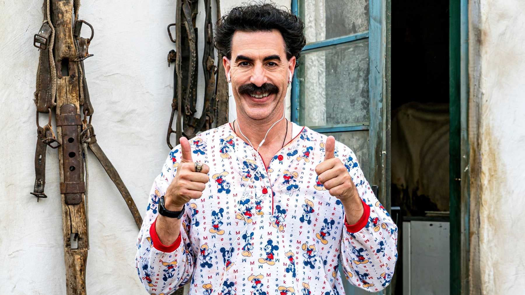 Sacha Baron Cohen som Borat.