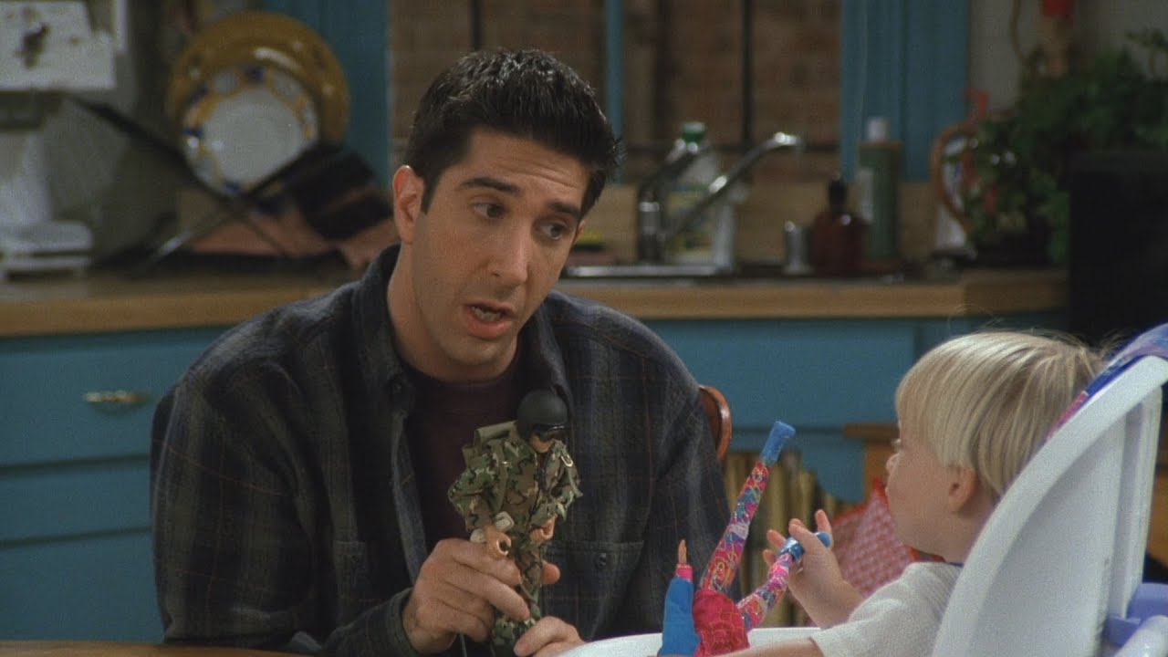 Ross borde leka med Joey istället för Joe. Foto: Netflix.