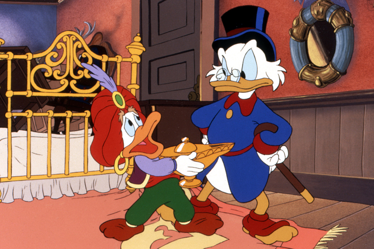 Joakim von Anka ser skeptisk ut