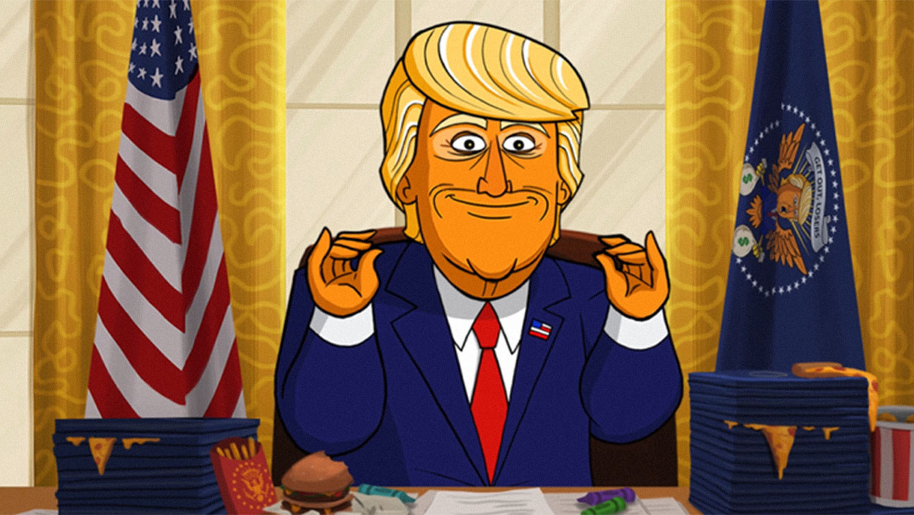 Jeff Bergman har gett rösten åt den tecknade Donald Trump