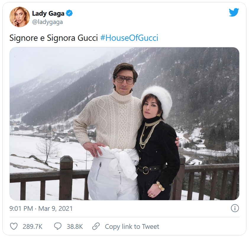 Driver och Gaga, House of Gucci