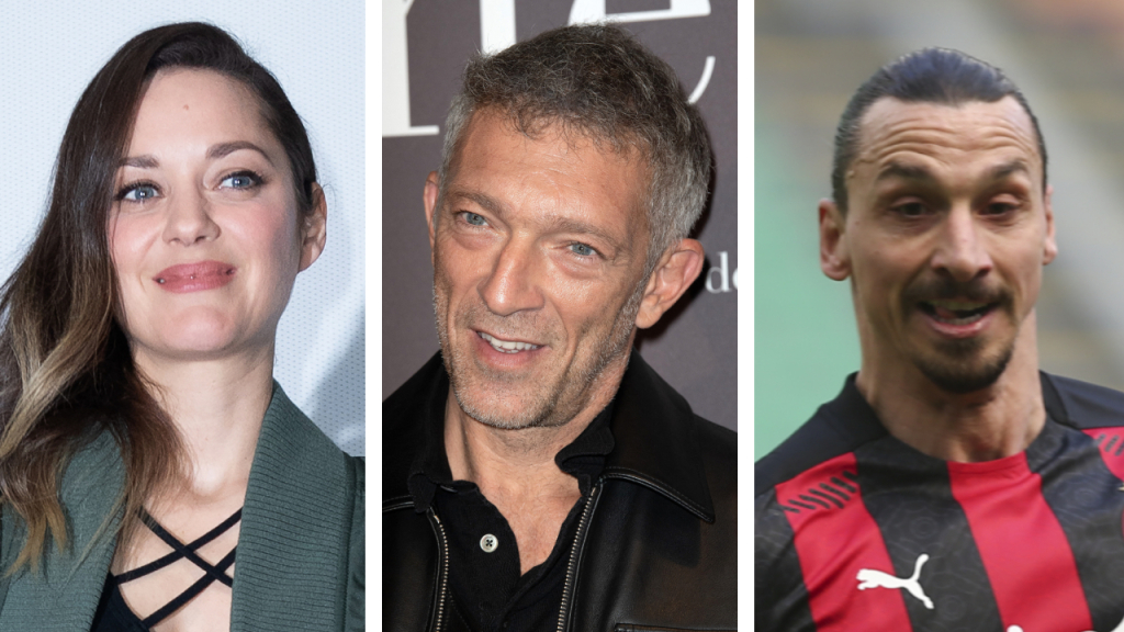 Marion Cotillard, Vincent Cassel, Zlatan Ibrahimovic