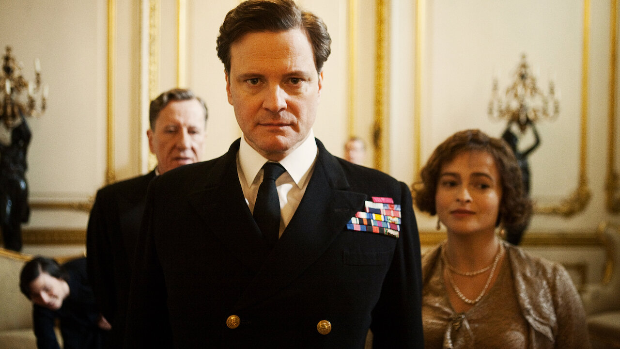 Se Colin Firths Oscarsbelönade prestation i "The King's Speech". 