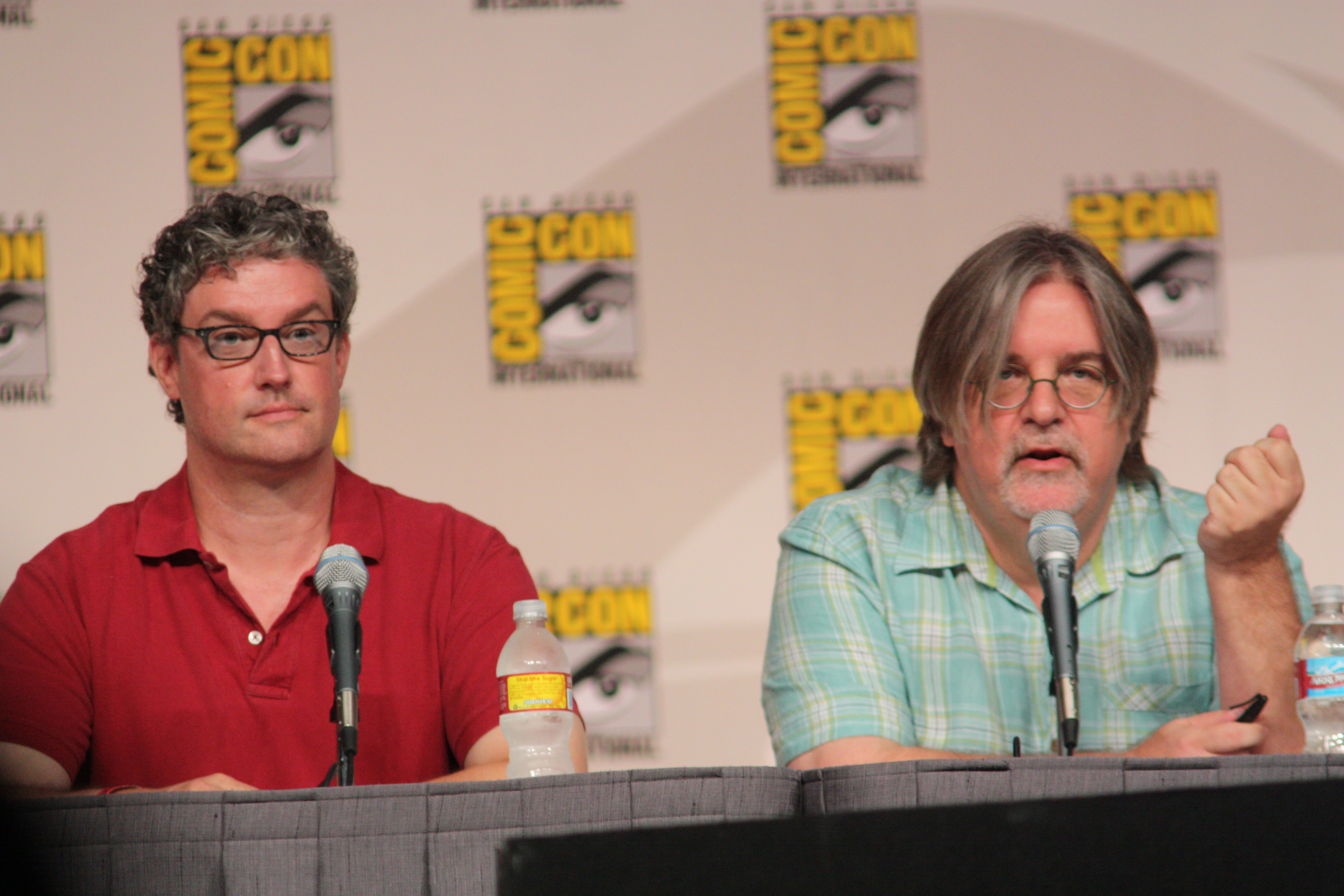 Al Jean och Matt Groening.