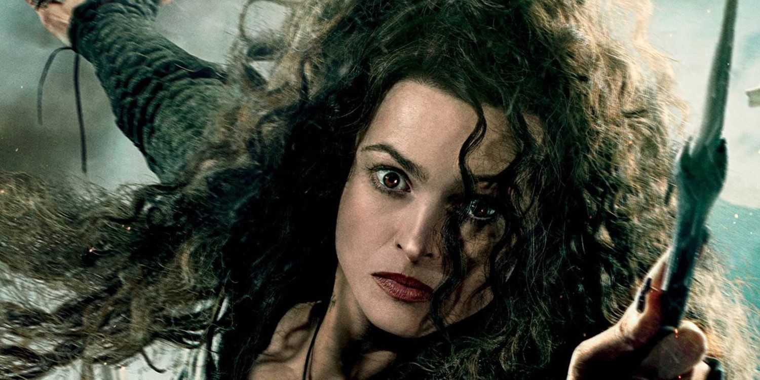 Hela Bonham Carter som Bellatrix Lestrange