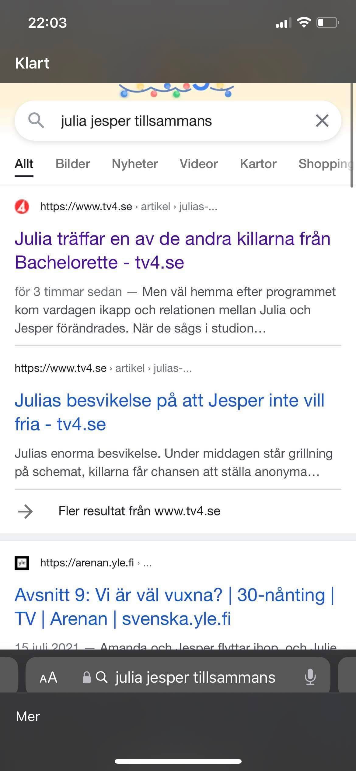 Bachelorette - är Julia och Felix tillsammans?