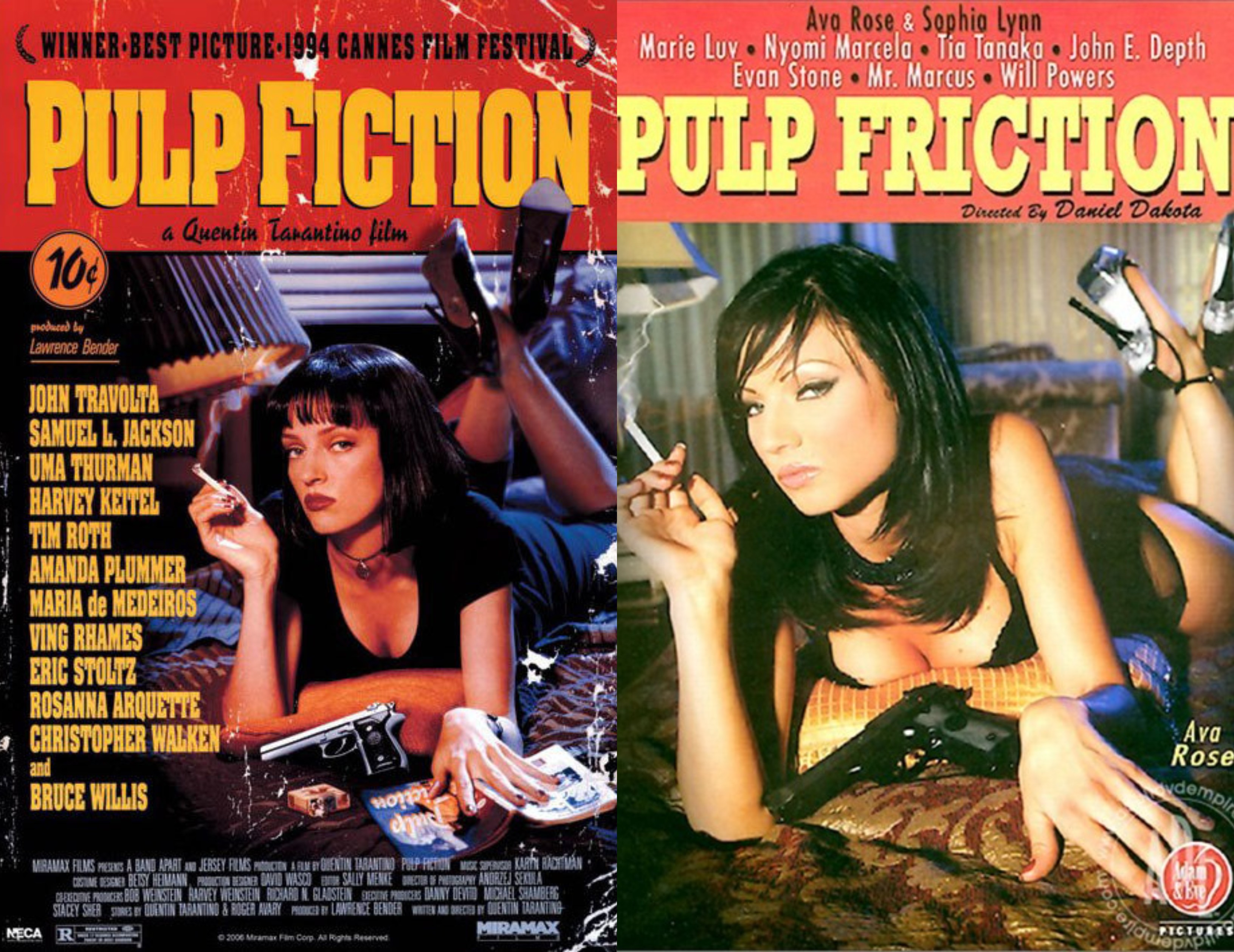 11 berömda filmer som fått porrversioner