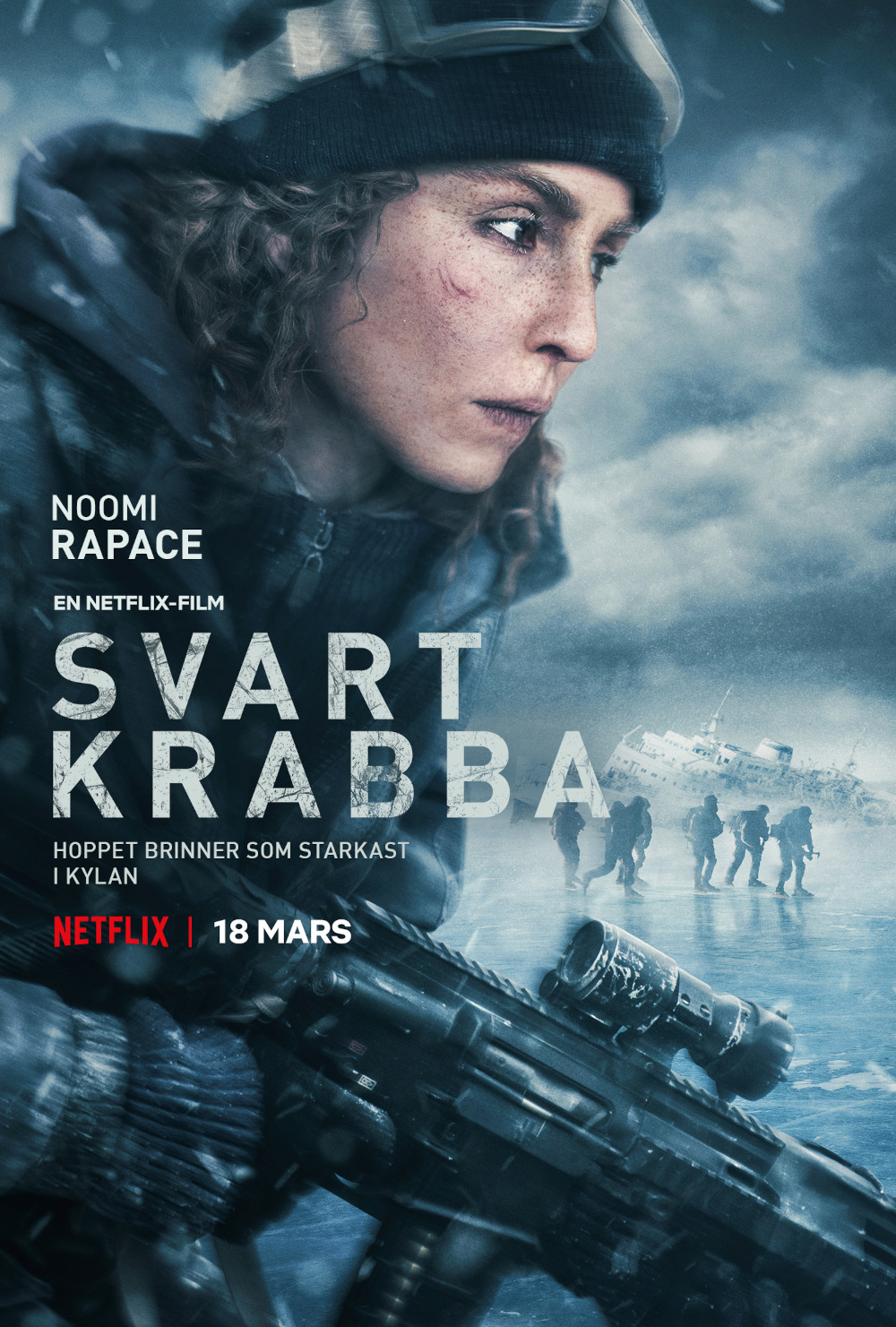 Poster Svart krabba