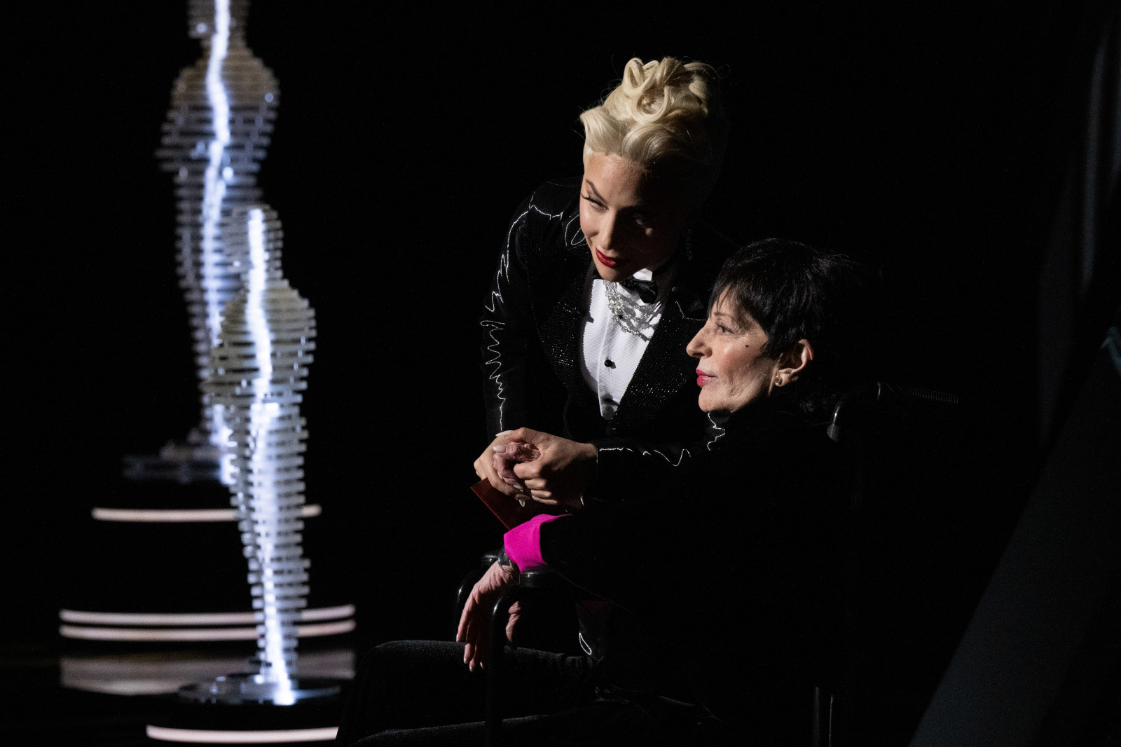 Lady Gaga och Liza Minnelli. Oscarsgalan 2022