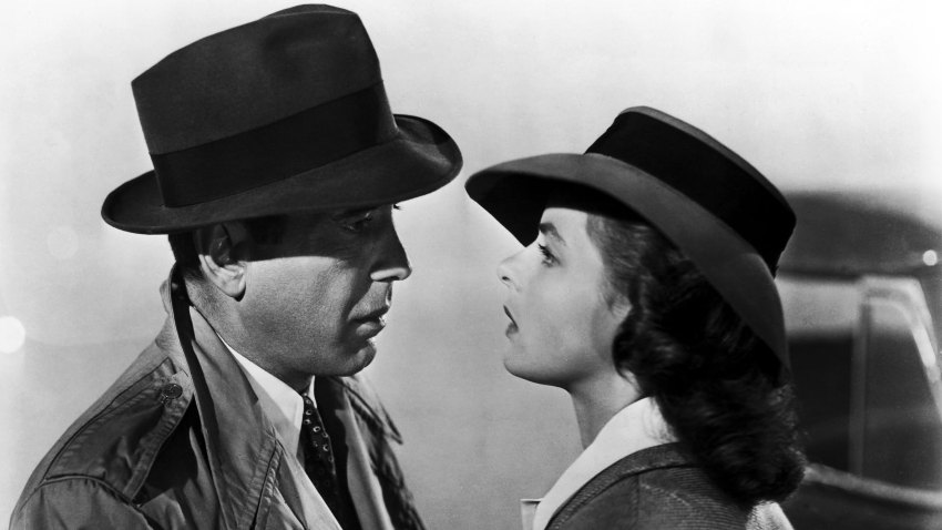 Humphrey Bogart och Ingrid Bergman