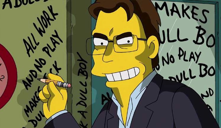 Stephen King i The Simpsons. Foto: Fox Television Animation