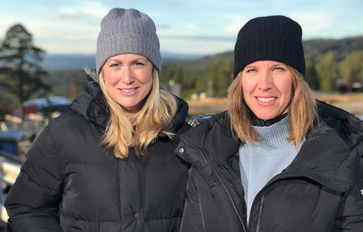 Helena Ekholm och Lotta Fahlberg