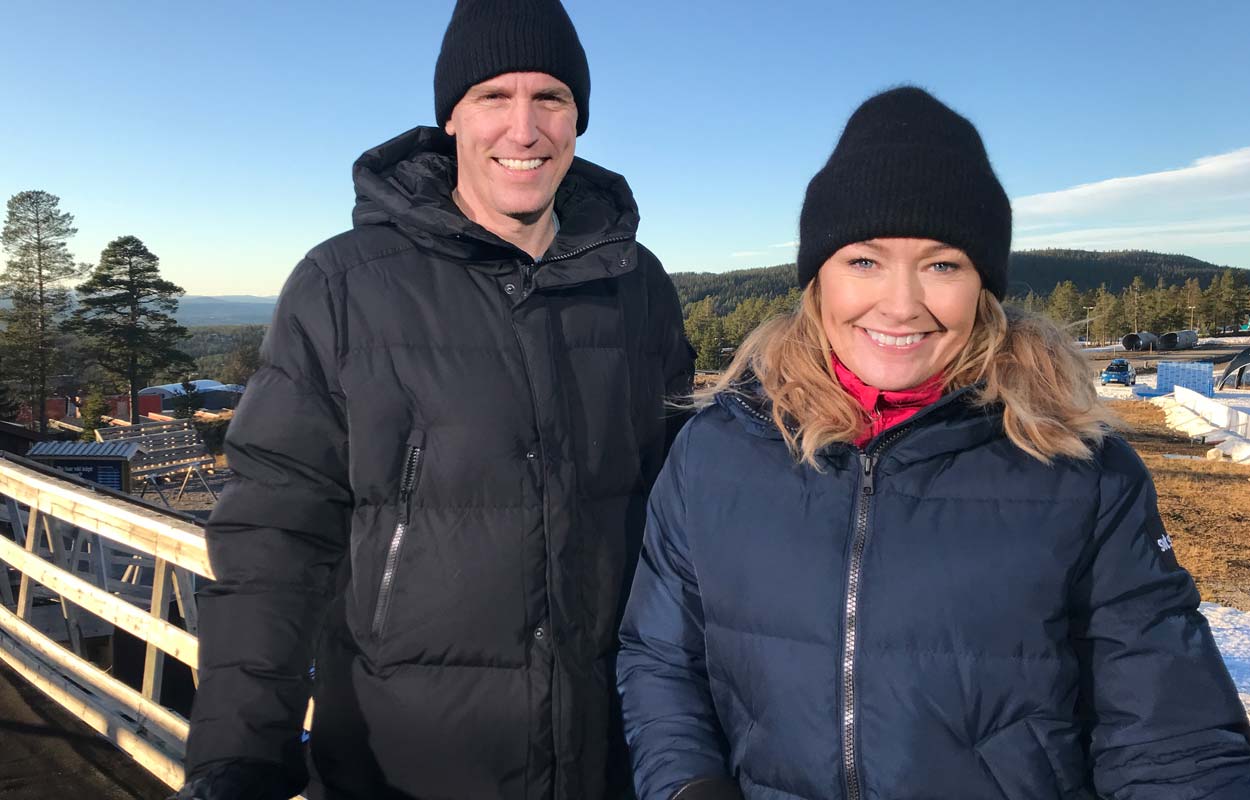 Björn Ferry och Yvette Hermundstad.