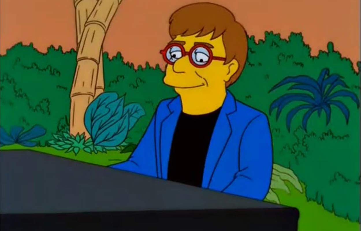 Elton John i "The Simpsons".