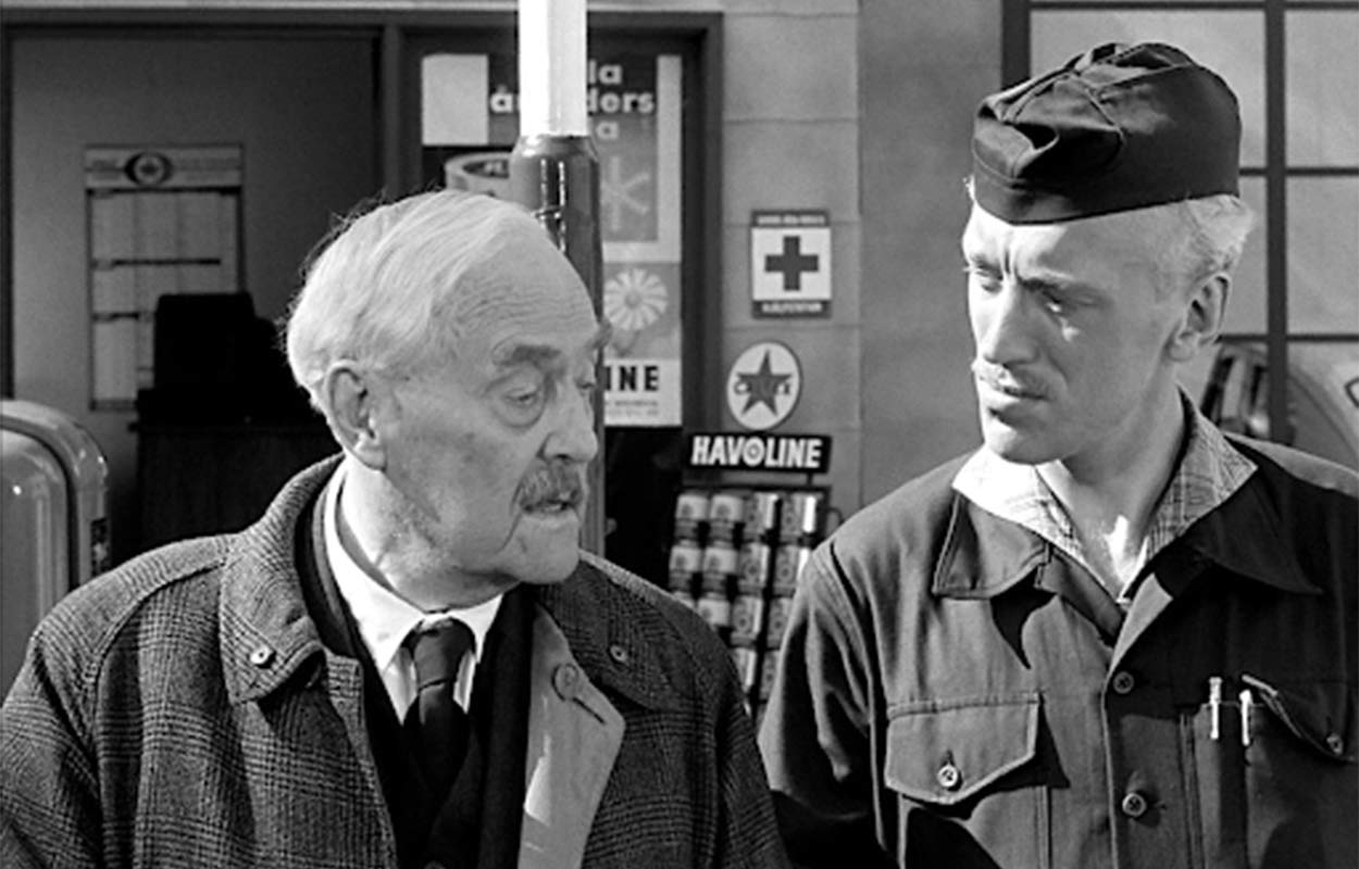 Victor Sjöström och Max von Sydow i "Smultronstället".