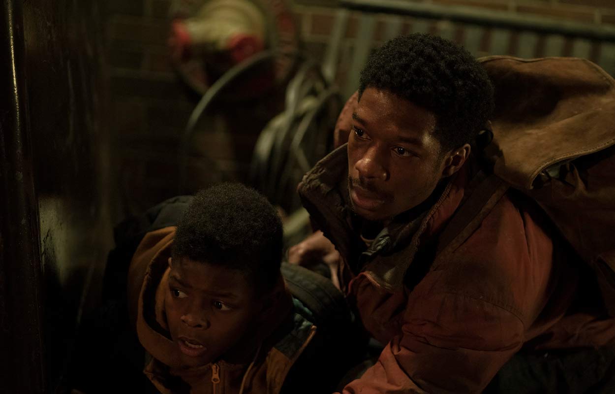 Keivonn Woodard och Lamar Johnson i "The Last of Us".