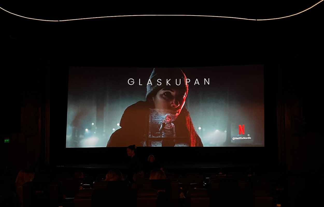 Filmtopp på premiären av ”Glaskupan” på Netflix