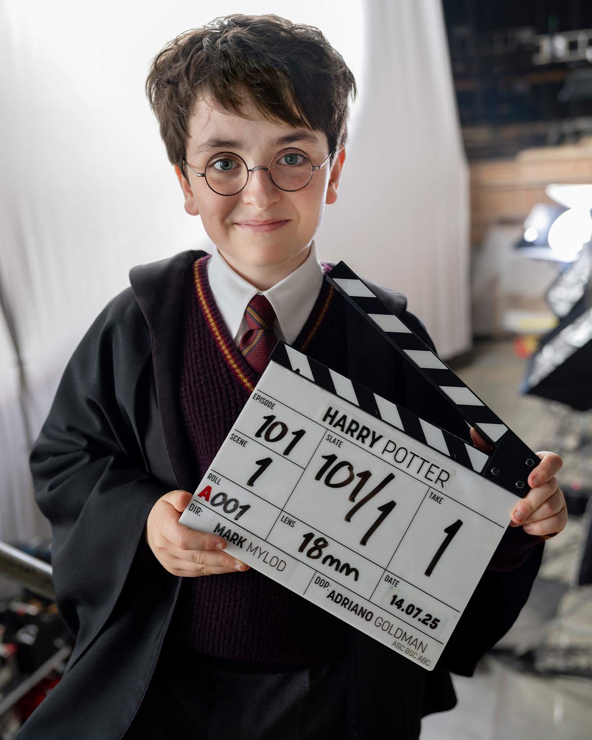 Dominic McLaughlin som nya Harry Potter.