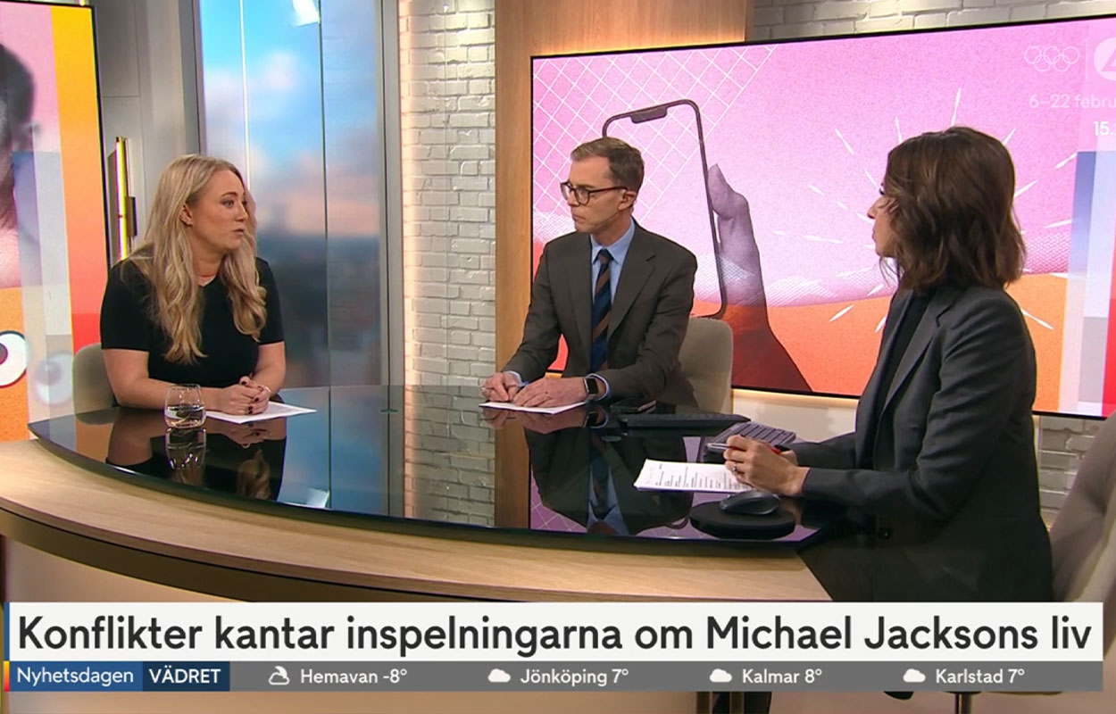 Bråket i TV4-studion över Michael Jackson-filmen: ”Det kanske var fel av mig”