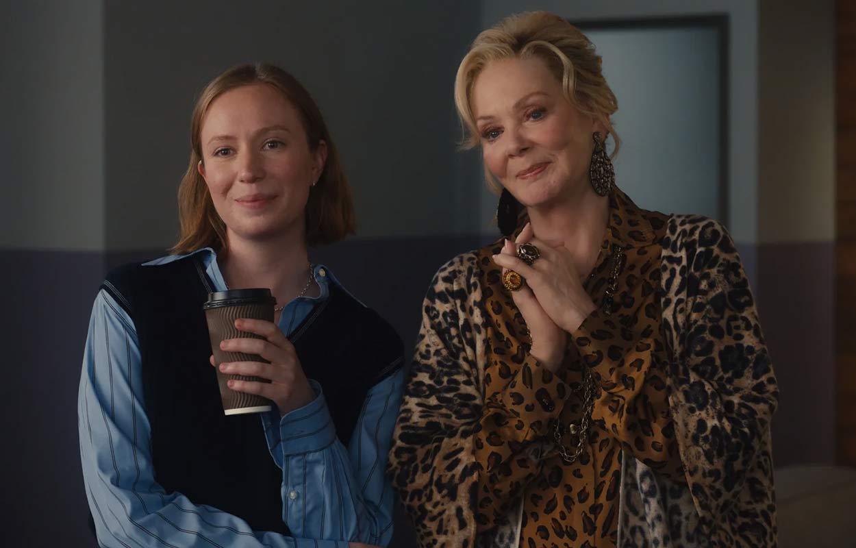 Hannah Einbinder och Jean Smart i &rdquo;Hacks&rdquo; s&auml;song 5.