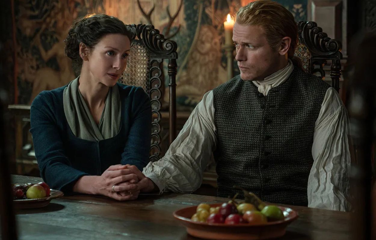 Sam Heughan och Caitriona Balfe om slutet p&aring; "Outlander" &ndash; "En enorm del av v&aring;ra liv"