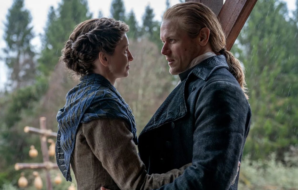 Sam Heughan och Caitriona Balfe om slutet p&aring; "Outlander" &ndash; "En enorm del av v&aring;ra liv"