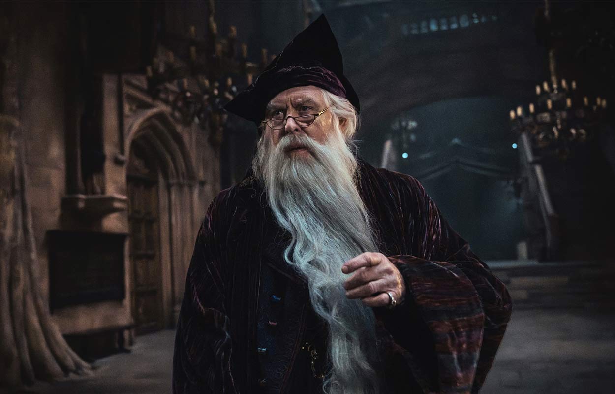 John Lithgow som Albus Dumbledore i nya &rdquo;Harry Potter&rdquo;-serien.