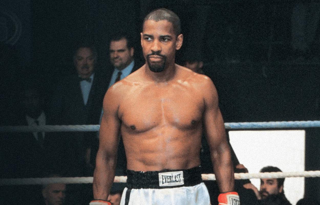 Denzel Washington i &rdquo;The Hurricane&rdquo; (1999).