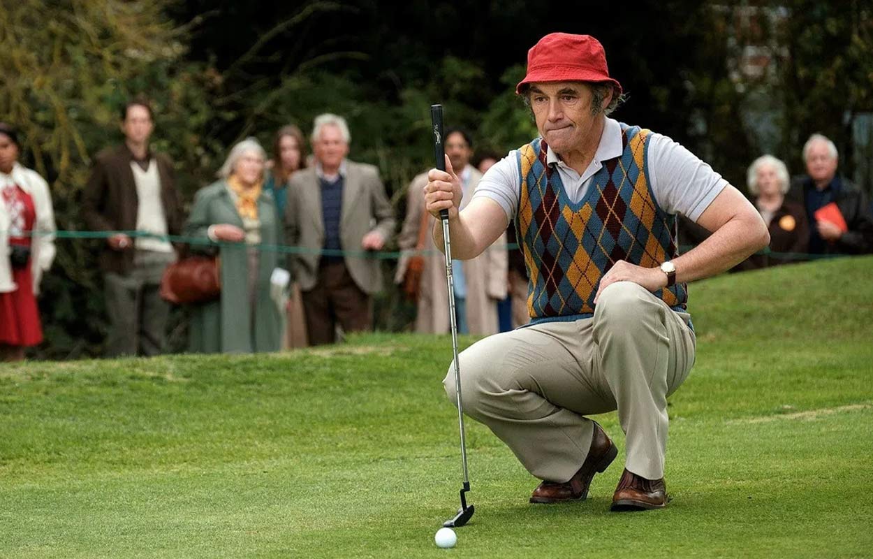 Mark Rylance i &rdquo;The Phantom of the Open&rdquo;.