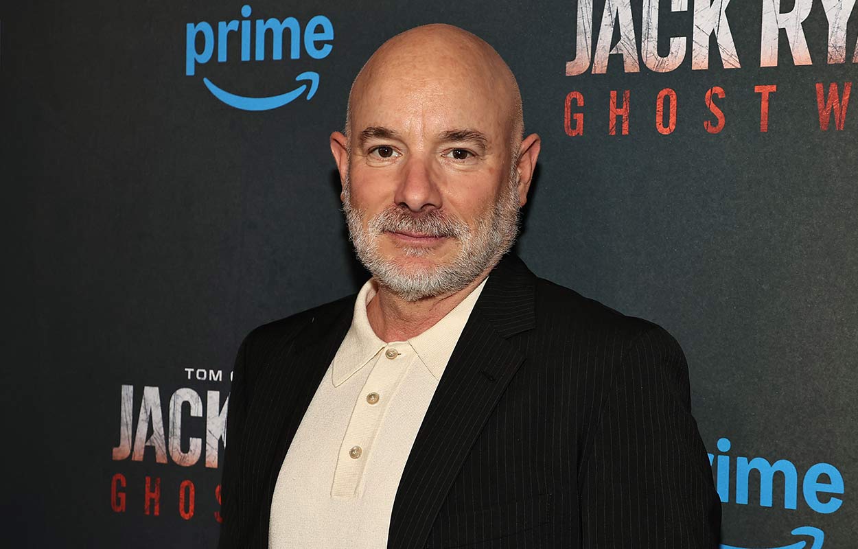 Andrew Bernstein p&aring; filmpremi&auml;ren i New York City.
